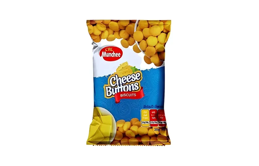 MUNCHEE CHEESE BUTTONS BISCUITS 20G