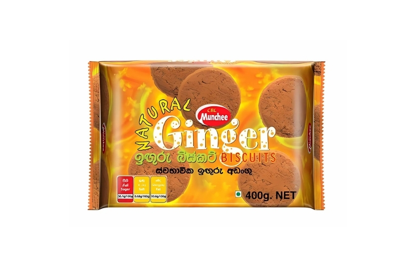 MUNCHEE GINGER BISCUITS 400G