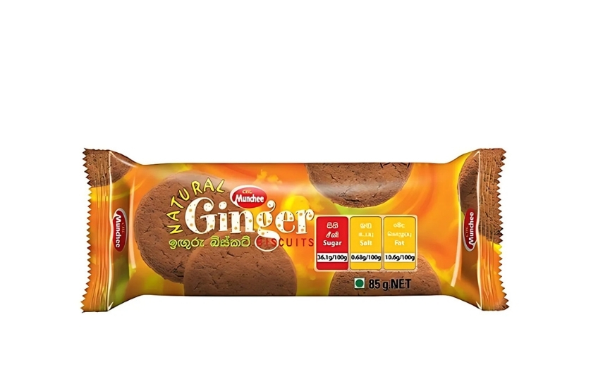 MUNCHEE GINGER BISCUITS 85G
