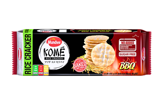 MUNCHEE KOME RICE CRACKER BBQ FLAVOURED 60G