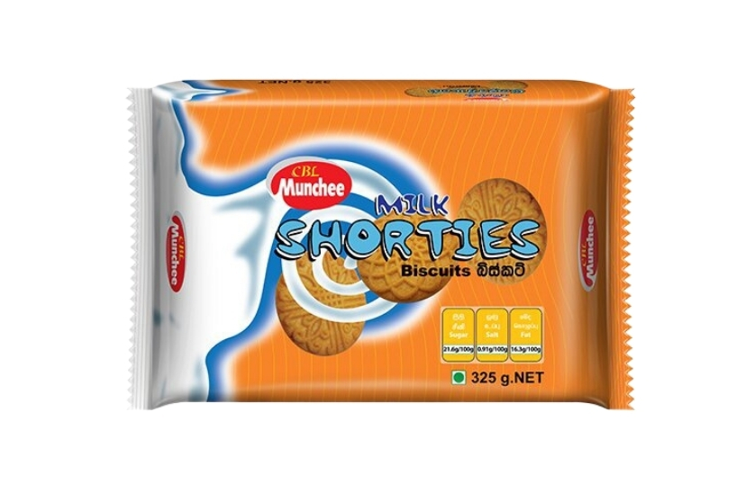MUNCHEE MILK SHORTIES 325G