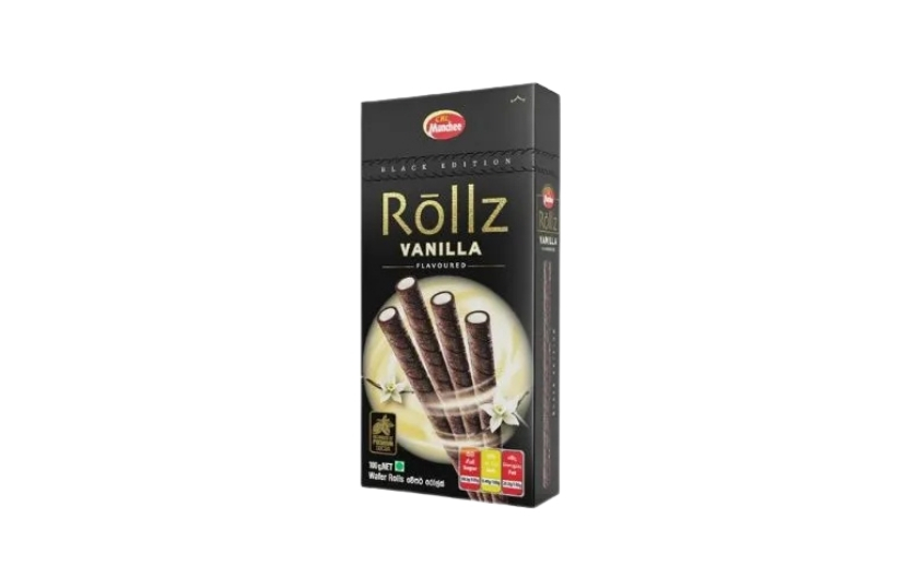 MUNCHEE ROLLZ  VANILLA 100G