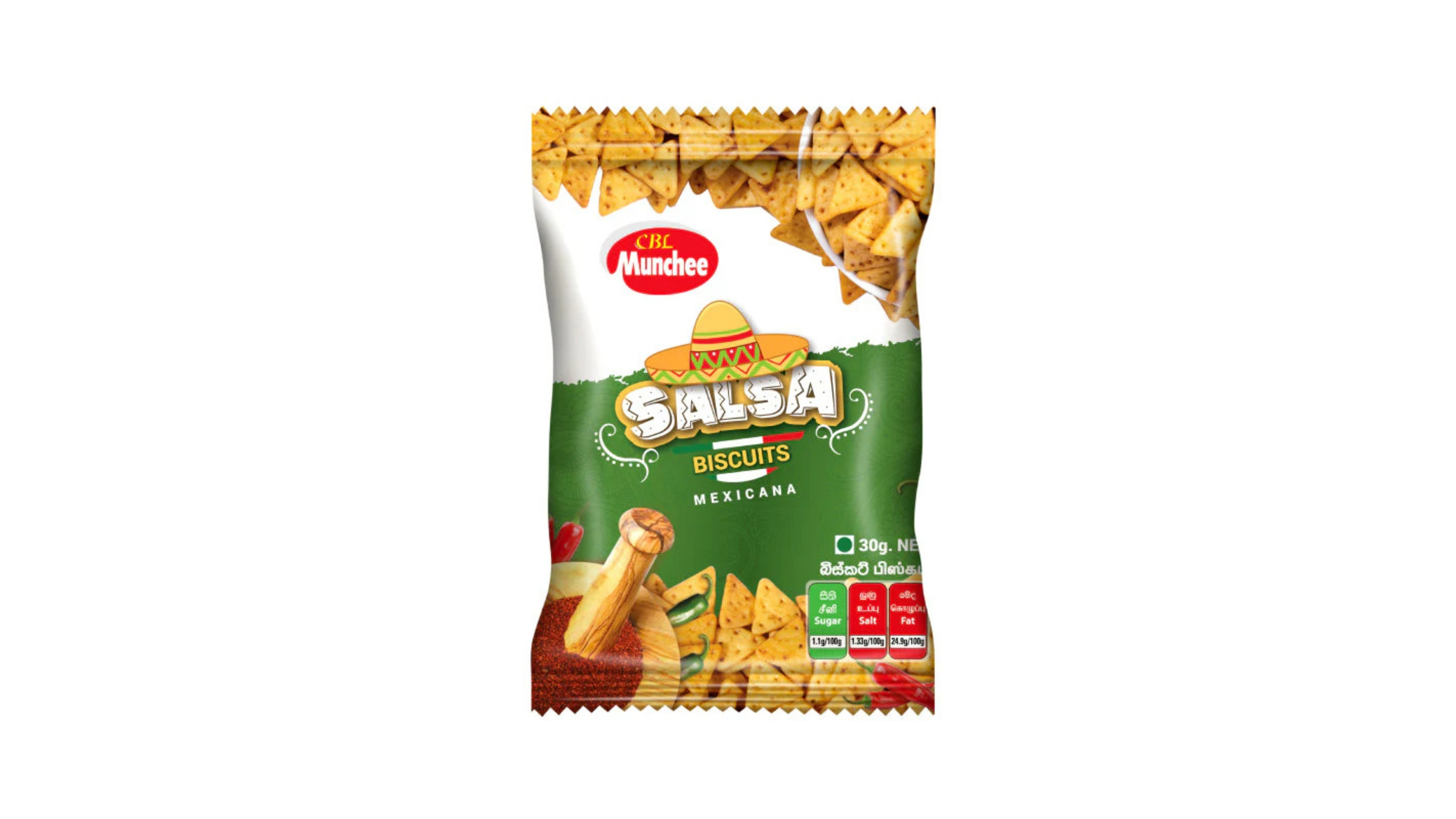 MUNCHEE SALSA BISUITS 30G
