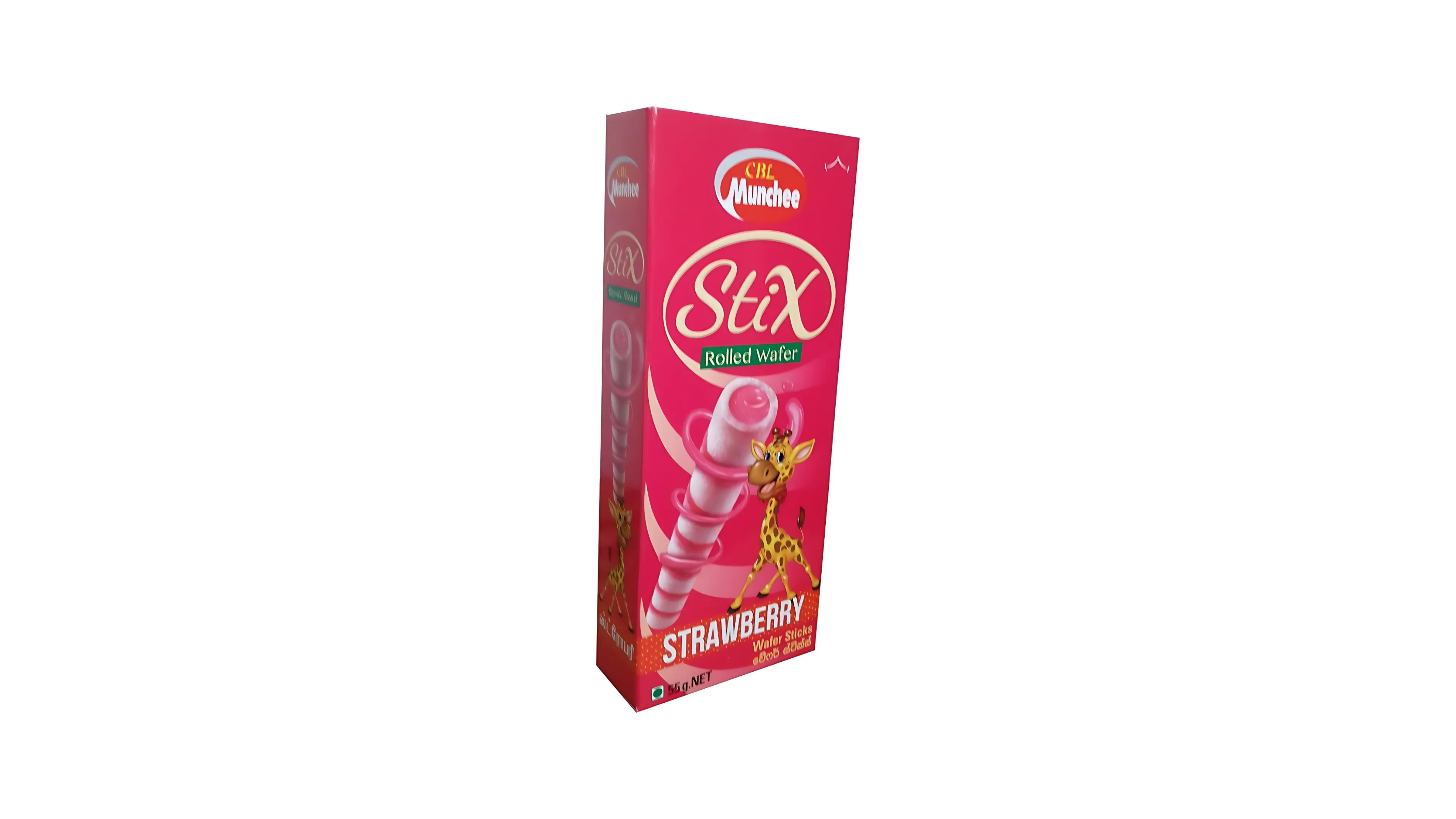 MUNCHEE STRAWBERRY WAFER STIX 55G