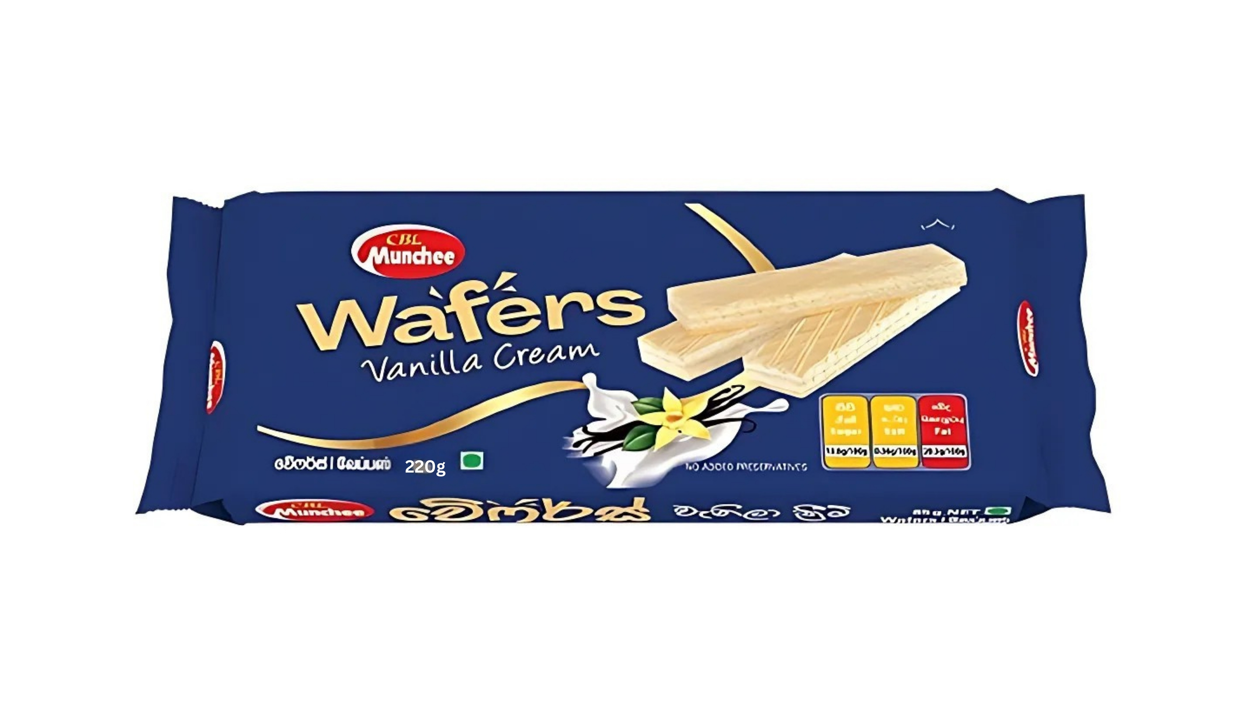 MUNCHEE VANILA WAFERS 220G