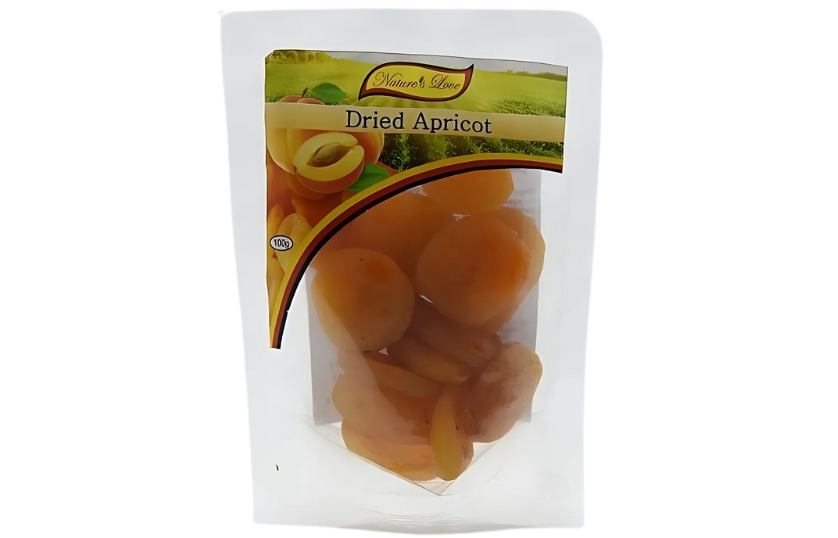 NATURES LOVE DRIED APRICOTS 100G