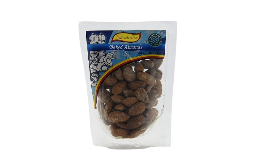 NATURES LOVE ROSTED ALMOND SALT AND PAPER 100G
