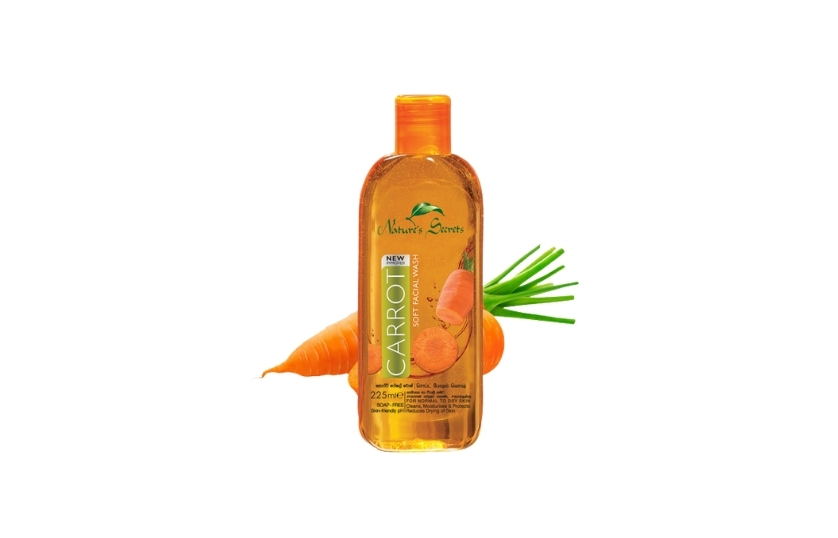 NATURE'S SECRETS CARROT SOFT FACIAL WASH 225ML 