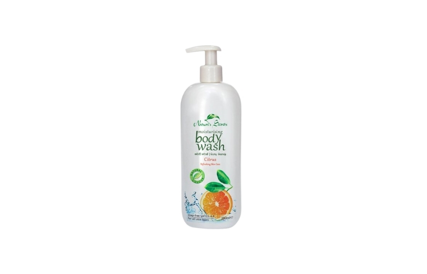 NATURE'S SECRETS MOISTURISING  BODY WASH CITRUS 380ML