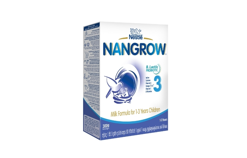 NESTLE NANGROW 3 HMO MILK FORMULA FOR 1–3 YEARS 300G BOX