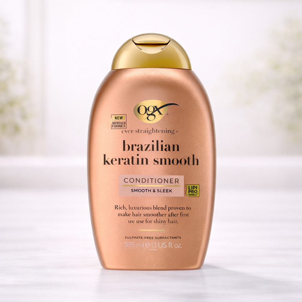 OGX BRAZILIAN KERATIN SMOOTH CONDITIONER 385ML
