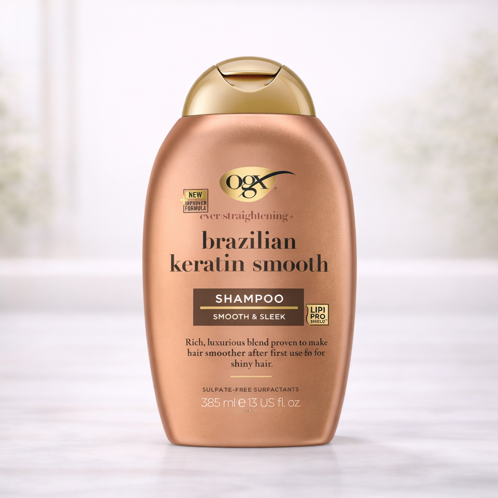 OGX BRAZILIAN KERATIN SMOOTH SHAMPOO 385ML