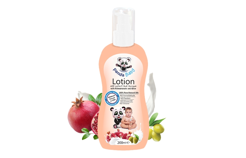 PANDA BABY LOTION WITH POMEGRANATE AND OLIVE 200ML