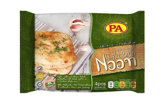 PA GARLIC BUTTER NAAN 4PCS