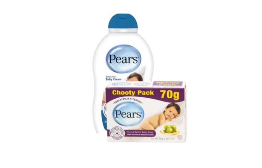 PEARS BEDTIME BABY CREAM 100ML + PEARS BABY SOAP 70G