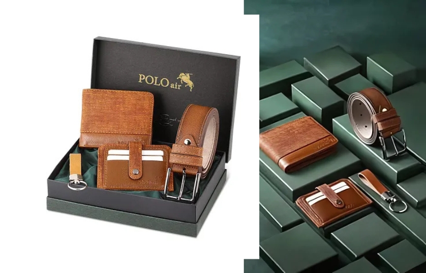POLO AIR  GIFT SET BROWN