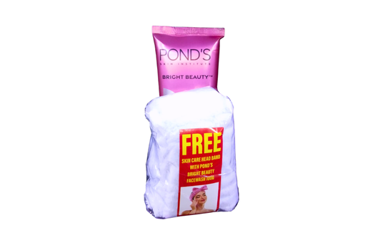 PONDS BRIGHT BEAUTY FACE WASH 100G WITH HEAD BAND