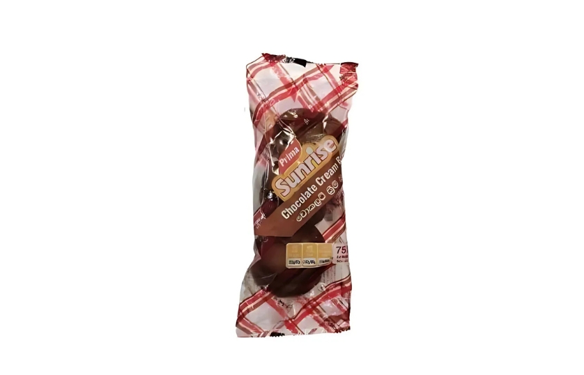PRIMA CHOCOLATE FLAVOURED CREAM BUN (3 PACK)