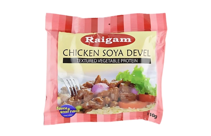 RAIGAM SOYA MEAT CHICKEN SOYA DEVILLED 110G