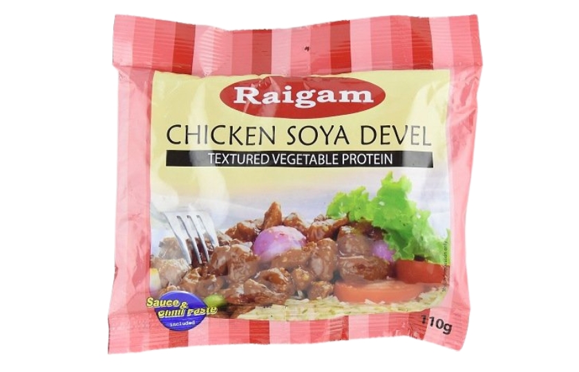 RAIGAM SOYA MEAT CHINESE SOYA DEVILLED CHICKEN 110G