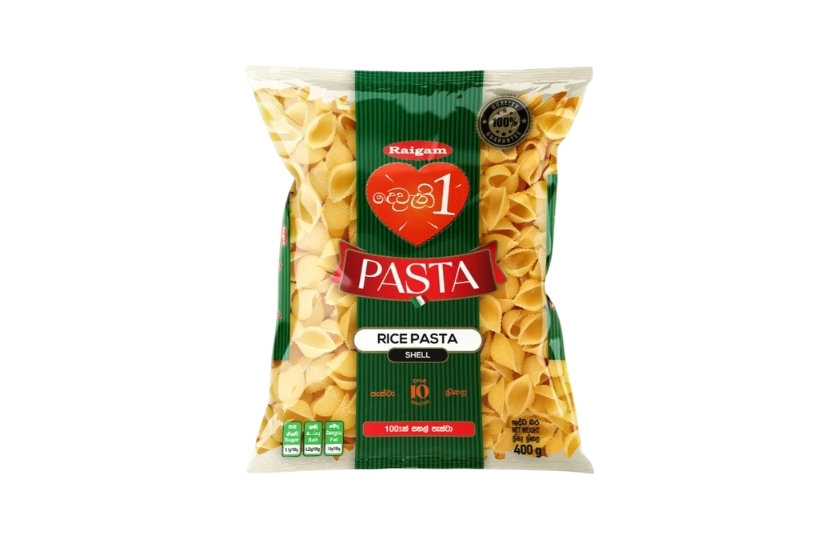 RAIGAM WHITE PASTA SHELL 400G