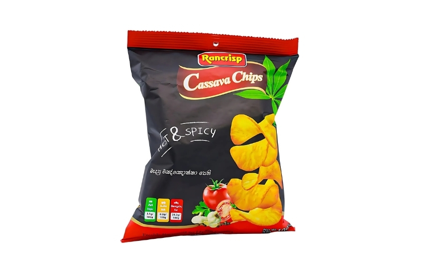 RANCRISP CASSAVA PEPPER & SEA SALTED 100G