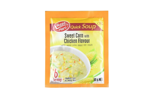 RASA HARI SWEET CORN WITH CHICKEN FLAVOUR SOUP 60G