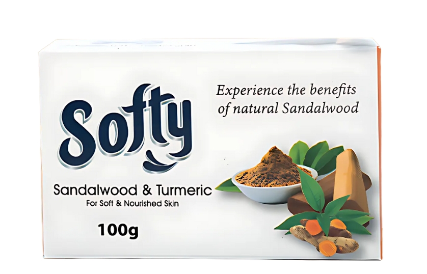 REEBONN SOFTY SANDALWOOD AND TERMARIC SOAP 100G