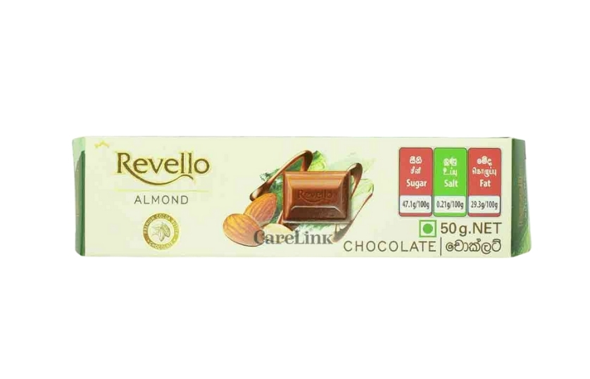 REVELLO ALMOND CHOCOLATE 50 G