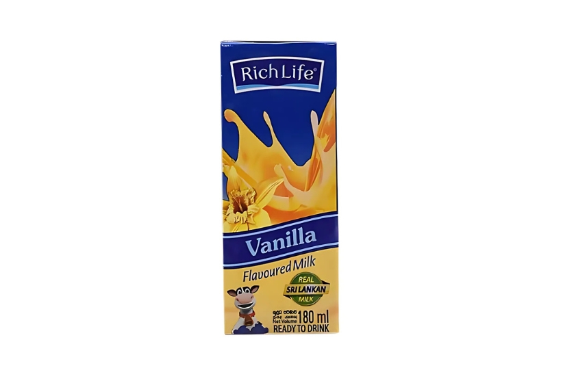 RICHLIFE VANILLA FLAVOURED MILK 180ML