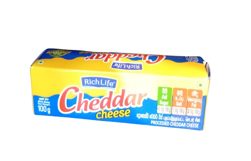 RICH LIFE CHEDDER CHEESE 100G