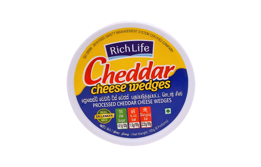 RICH LIFE CHEDDER CHEESE WEDGES