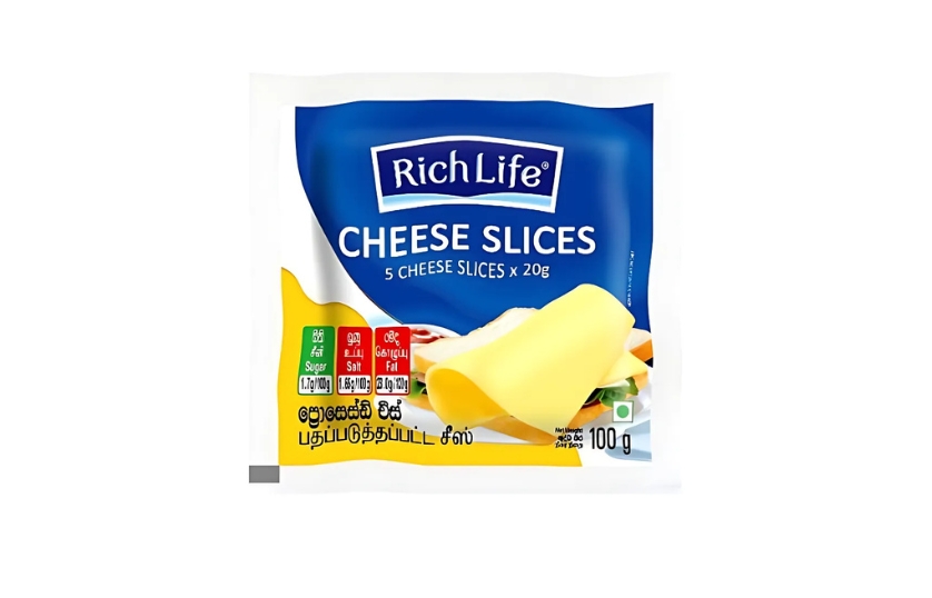 RICH LIFE CHEESE SLICES 100G