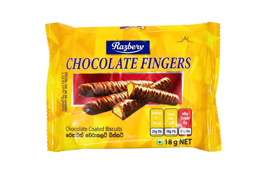 RITSBURY CHOCOLATE FINGERS 18G