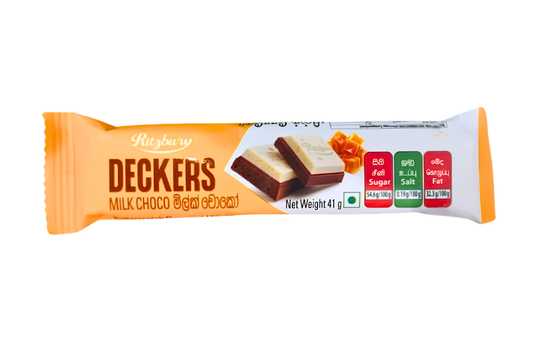 RITSBURY DECKERS MILK CHOCO BUTTERSCOTCH FLAVOURED  41G