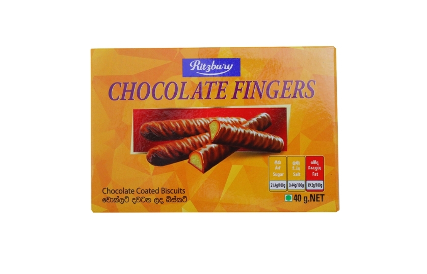 RITZBURY CHOCOLATE FINGERS 40G