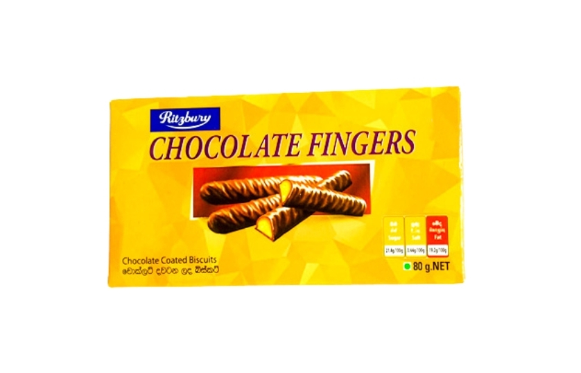 RITZBURY CHOCOLATE FINGERS 80G