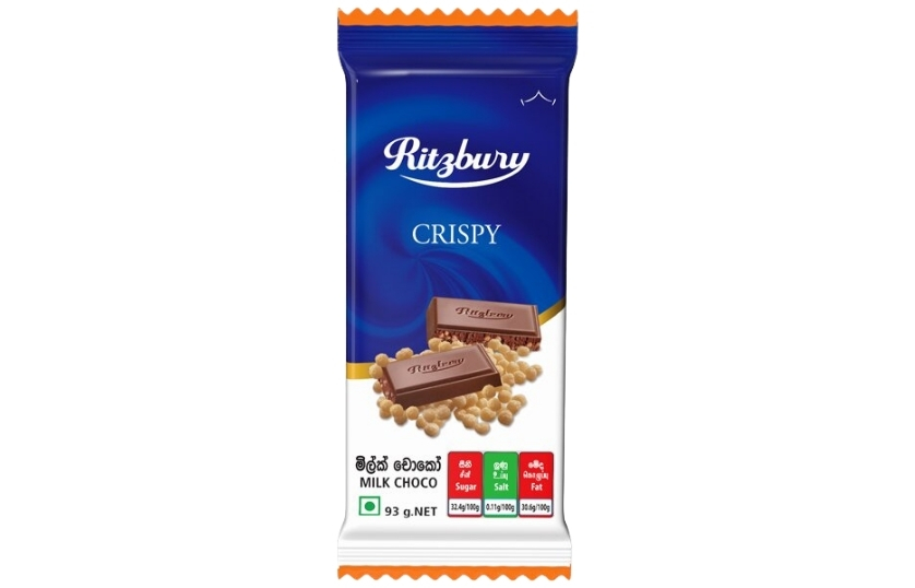 RITZBURY CRISPY MILK CHOCO 93G