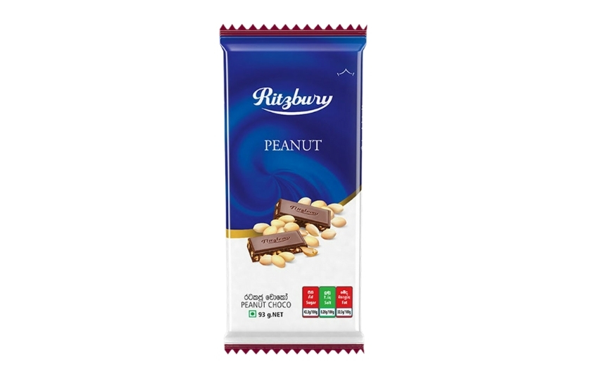 RITZBURY PEANUT CHOCOLATE 93G