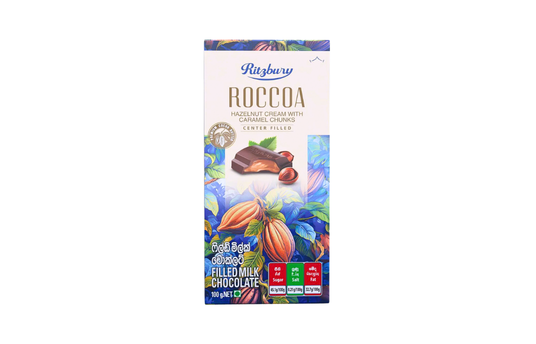 RITZBURY ROCCOA HAZELNUT CREAM WITH CARAMEL CHUNKS 100G