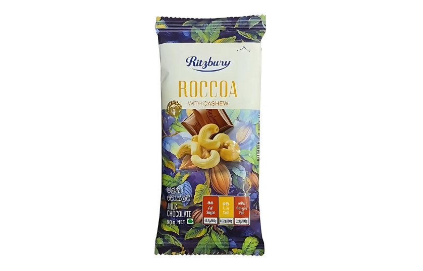 RITZBURY ROCCOA WITH MILK 90G