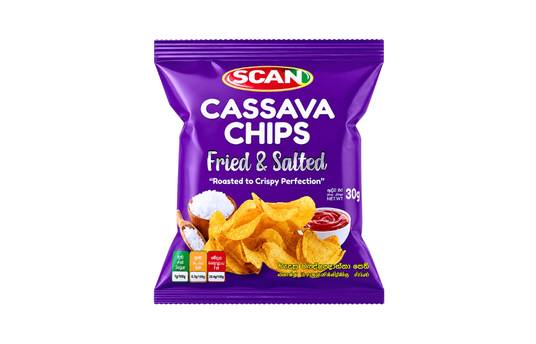 SCAN CASSAVA CHIPS 30G