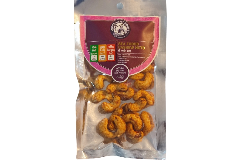 INGREDIENT SEA FOODS CASHEW NUTS 50G