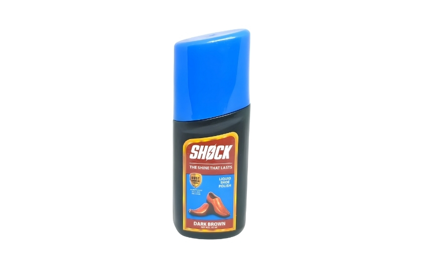 SHOCK LIQUID SHOE POLISH DARK BROWN 40ML