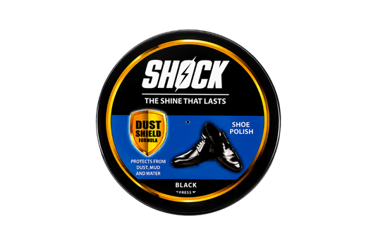 SHOCK SHOE POLISH BLACK 36G
