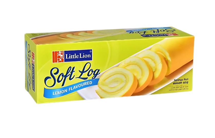 LITTLE LION SOFT LOG SPONGE ROLL LEMON FLAVOURED 200G