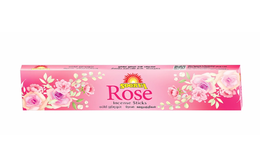 SOORYA INCENSE STICKS ROSE 23G