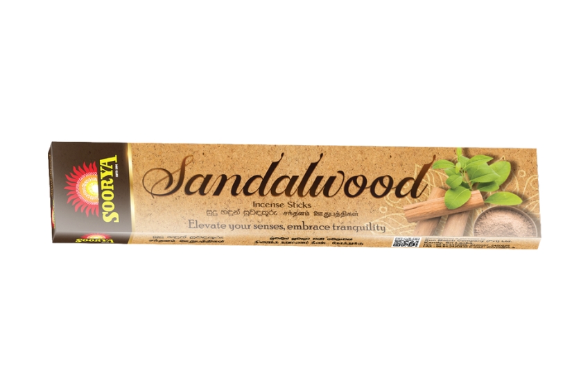 SOORYA INCENSE STICKS SANDALWOOD 30G