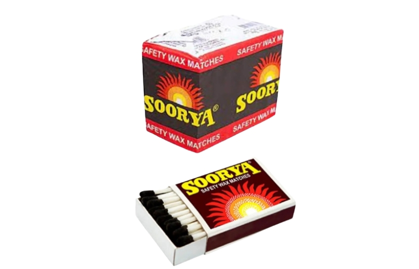 SOORYA SAFETY WAX MATCHES