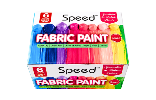 SPEED FABRIC PAINT 6 SET